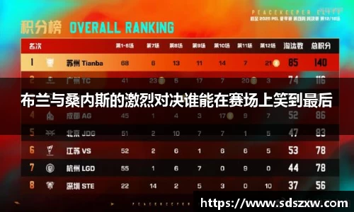 布兰与桑内斯的激烈对决谁能在赛场上笑到最后